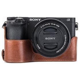 Megagear MG1204 Koyu Kahverengi Sony Alpha A6500 Fotoğraf Makinesi Çantası