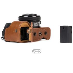 Megagear MG1232 Açık Kahverengi Sony Alpha A6500 Fotoğraf Makinesi Çantası