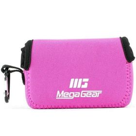Megagear MG1248 Canon Powershot SX730 HS Neopren Pembe Kamera Kılıfı