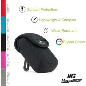 Megagear MG1276 Nikon Coolpix W300 Neopren Siyah Kamera Kılıfı