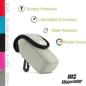 Megagear MG1277 Nikon Coolpix W300 Neopren Gri Kamera Kılıfı