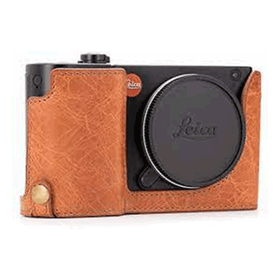 Megagear MG1284 Leica TL2, TL Hakiki Deri Açık Kahve Kamera Çantası