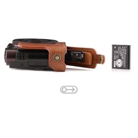 Megagear MG1287 Kahverengi Leica C Typ 112 Fotoğraf Makinesi Çantası
