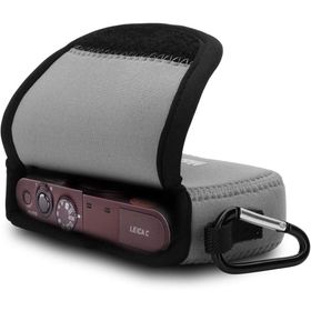 Megagear MG1290 Leica C Typ 112 Neopren Gri Kamera Kılıfı