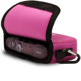 Megagear MG1292 Leica C Typ 112 Neopren Pembe Kamera Kılıfı