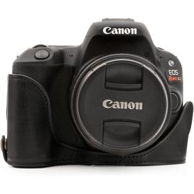 Megagear MG1306 Canon Eos Eos 200D Deri Siyah Kamera Kılıfı