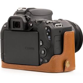 Megagear MG1308 Canon Eos Eos 200D Deri Açık Kahverengi Kamera Kılıfı