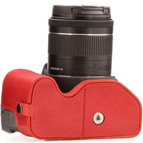 Megagear MG1310 Canon Eos Eos 200D Deri Kırmızı Kamera Kılıfı