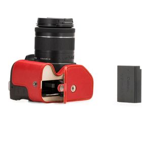 Megagear MG1310 Canon Eos Eos 200D Deri Kırmızı Kamera Kılıfı