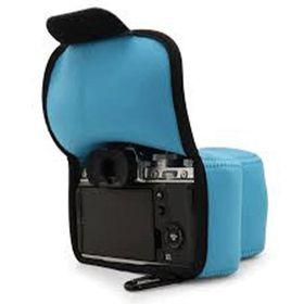 Megagear MG1335 Fujifilm X-E3 Neopren Mavi Kamera Kılıfı