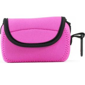 Megagear MG1426 Panasonic Lumix ZS200 Neopren Pembe Kamera Kılıfı