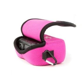 Megagear MG1426 Panasonic Lumix ZS200 Neopren Pembe Kamera Kılıfı
