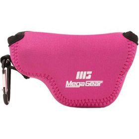 Megagear MG1462 Panasonic Lumix DC-GX950 Neopren Pembe Kamera Kılıfı