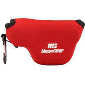 Megagear MG1463 Panasonic Lumix DC-GX950 Neopren Kırmızı Kamera Kılıfı