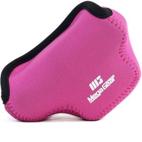 Megagear MG386 Nikon 1 J5 Neopren Pembe Kamera Kılıfı