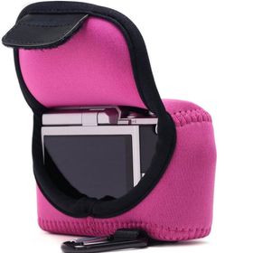 Megagear MG386 Nikon 1 J5 Neopren Pembe Kamera Kılıfı