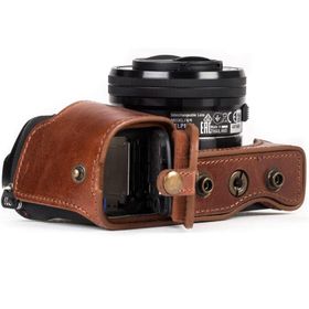 Megagear MG559 Sony Alpha A6300-A6000 Hakiki Deri Kamera Çantası