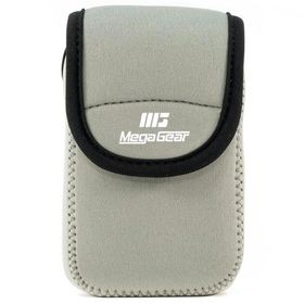 Megagear MG605 Sony Cyber-Shot DSC-Wx500 Neopren Gri Kamera Kılıfı