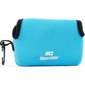 Megagear MG614 Canon Powershot SX720 HS Neopren Mavi Kamera Kılıfı