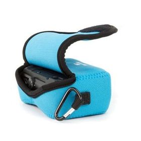 Megagear MG614 Canon Powershot SX720 HS Neopren Mavi Kamera Kılıfı