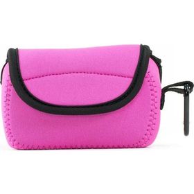 Megagear MG616 Canon Powershot SX720 HS Neopren Pembe Kamera Kılıfı
