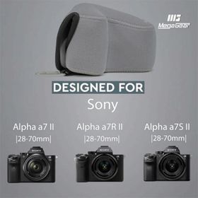 Megagear MG639 Sony Alpha A7S Iı Neopren Gri Kamera Kılıfı