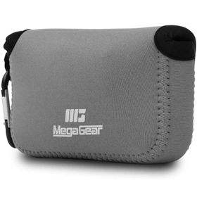 Megagear MG718 Panasonic Lumix DC-ZS70 Neopren Gri Kamera Kılıfı