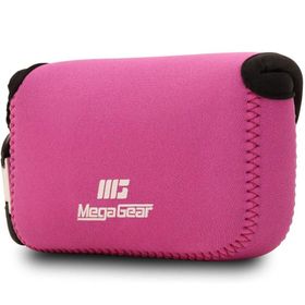 Megagear MG719 Panasonic Lumix DC-ZS70 Neopren Pembe Kamera Kılıfı