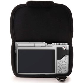 Megagear MG734 Panasonic Lumix DMC-GX85 Neopren Siyah Kamera Kılıfı