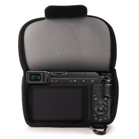 Megagear MG741 Panasonic Lumix DMC-GX85 Neopren Gri Kamera Kılıfı