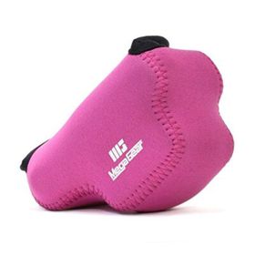 Megagear MG787 Nikon Coolpix L340 Neopren Pembe Kamera Kılıfı