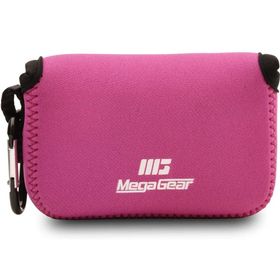 Megagear MG807 Fujifilm Finepix XP130 Neopren Pembe Kamera Kılıfı