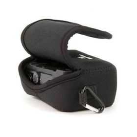 Megagear MG877 Nikon Coolpix A900 Neopren Siyah Kamera Kılıfı