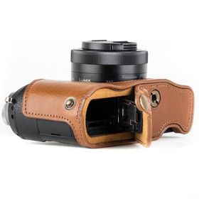 Megagear MG974 Panasonic Lumix DMC-GX85-GX80 Deri Kamera Çantası