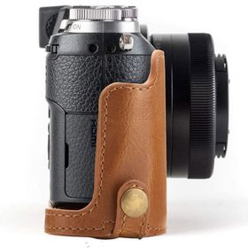 Megagear MG974 Panasonic Lumix DMC-GX85-GX80 Deri Kamera Çantası