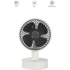 Megamus F-08 Beyaz Pembe Ayarlanabilir Sessiz Mini Fan Vantilatör Masa Fan