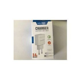 Megatech CC-03 3.4A Lightning Usb Kablo Ev Şarj Adaptörü Hızlı Şarj