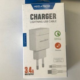 Megatech CC-03 3.4A Lightning Usb Kablo Ev Şarj Adaptörü Hızlı Şarj