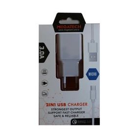 Megatech CC01 CC22-M3 2 İn 1 5V-3.0 Micro Kablo Hızlı Şarj Aleti