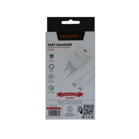 Megatech CC01 CC22-M3 2 İn 1 5V-3.0 Micro Kablo Hızlı Şarj Aleti