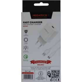 Megatech CC01 CC22-M3 2 İn 1 5V-3.0 Micro Kablo Hızlı Şarj Aleti
