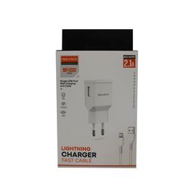 Megatech EC02 2.1A Ev Şarj Adaptörü ve Lightning USB Kablo