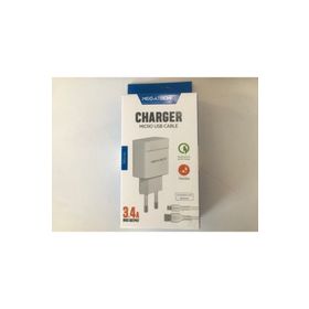 Megatech MT-CM34 3.4A Ev Şarj Adaptörü ve Micro USB Kablo