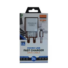 Megatech MT-CM34 3.4A Ev Şarj Adaptörü ve Micro USB Kablo