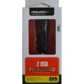 Megatech T05 2Usb 3.4A Beyaz Araç Çakmaklık Şarj Cihazı