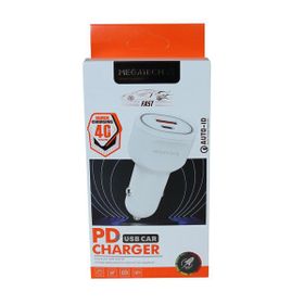Megatech T05 2Usb 3.4A Beyaz Araç Çakmaklık Şarj Cihazı