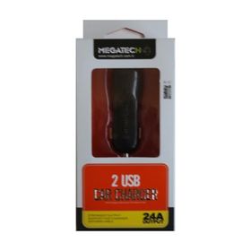Megatech T05 2Usb 3.4A Beyaz Araç Çakmaklık Şarj Cihazı