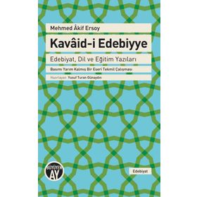 Mehmed Akif Ersoy Kavaid-i Edebiyye - Mehmet Akif Ersoy