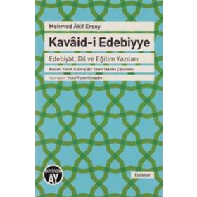 Mehmed Akif Ersoy Kavaid-i Edebiyye - Mehmet Akif Ersoy