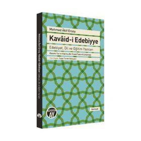Mehmed Akif Ersoy Kavaid-i Edebiyye - Mehmet Akif Ersoy